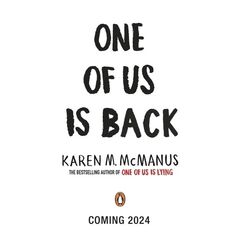 One Of Us Is Back - Karen M. Mcmanus