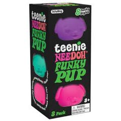 NeeDoh Funky Pup Teenie 3pk
