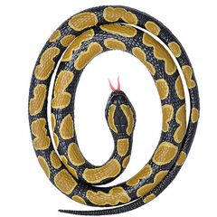 Rubber Snake Ball Python 46"