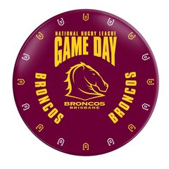 Brisbane Broncos Melamine Plate (Game Day)