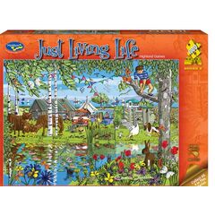 Holdson Just Living Life Hghland Games 1000 Pc Puzzle