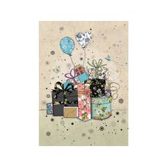 Gifts & Balloons Greeting Card