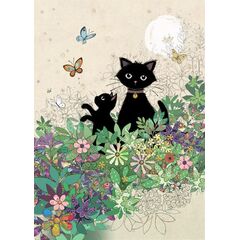 Garden Kitties Greeting Card