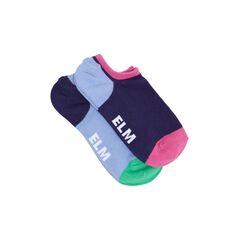 Elm Socks No Show 2pc - Orbit