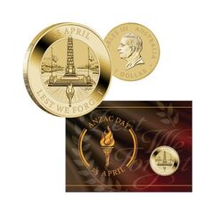 Anzac Day 2024 Coin In Card