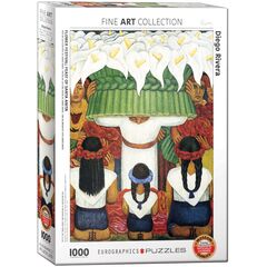 Jigsaw 1000pc Fine Art Collection - Flower Festival: Feast Of Santa Anita