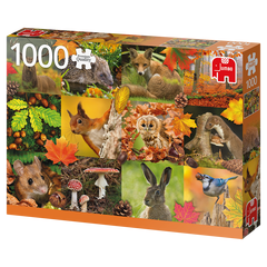 Jigsaw 1000pc - Autumn Animals