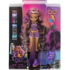 Monster High Back To School Clawdeen Wolf Doll With Pet