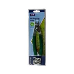 NETTING CLIPS PLIERS GREEN 19MM HANDLE