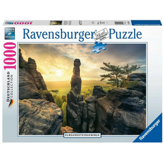 1000 Piece - Monolith Elbe (Sandstone Mountains) - Ravensburger Jigsaw Puzzle