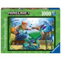 1000 Piece Jigsaw Puzzle - Minecraft Mosaic - Ravensburger