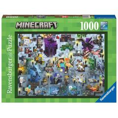 1000 Piece Jigsaw Puzzle - Minecraft Challenge - Ravensburger