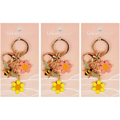 Bee And Flower Keyring 10cm