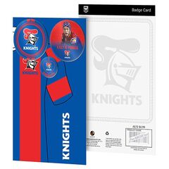 Newcastle Knights Badged Card (3 Badge)