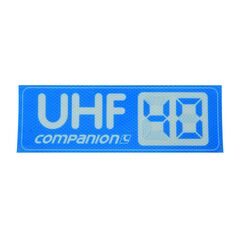 Companion UHF Channel Sticker