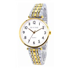 Divine Simply Classic Arabic Dial Ladies Watch - Two Tone