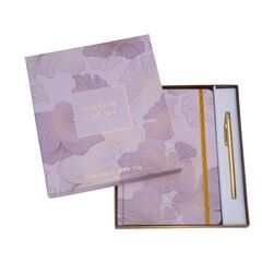 Elegance Notebook & Pen Gift Set - Violet & Patchouli