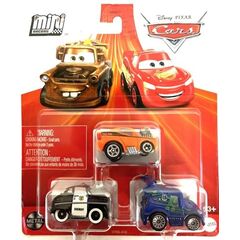 Cars Mini Racers 3-Pack Snot Rod DJ Sheriff