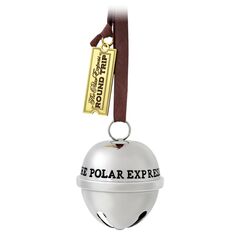The Polar Expressª 20th Anniversary Santa's Sleigh Bell 2024 Metal Hallmark Keepsake Ornament