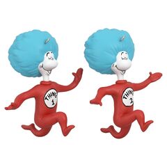 Dr. Seuss's The Cat in the Hatª Thing One and Thing Two Hallmark Keepsake Ornaments Set of 2