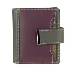 Franco Bonini - Wallet With Removable Card Holder Purple/multi