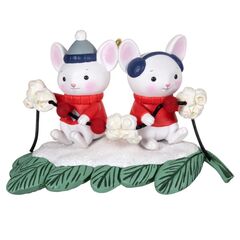 Merry Mice With Popcorn Garland Hallmark Keepsake Ornament