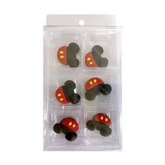 Cake Craft - Mickey Mouse Head - 6pc