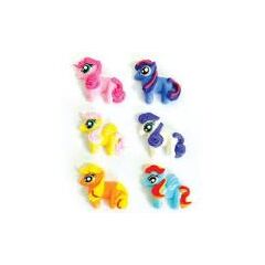 Cake Craft - Little Pony/ponies Sugar Decorations 6pk