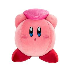 Kirby and Heart Mega 15-Inch Plush Club Mocchi Mocchi