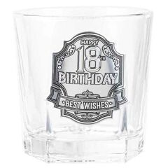 Whisky Glass - 18th (Birthday)