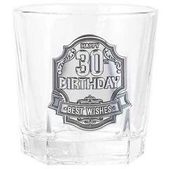 Whisky Glass - 30th (Birthday)