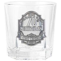 Whisky Glass - 70th (Birthday)