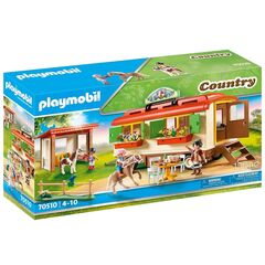 Playmobil Country Pony Shelter with Mobile Home