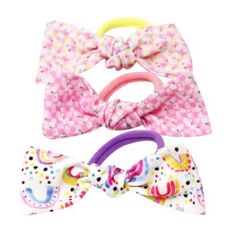Pink Poppy - Sweet N Cute Knotted Bow Hair Elastics Set