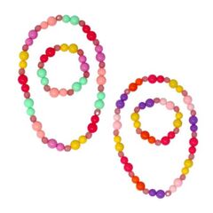 Pink Poppy - Fairy Rainbow Necklace/Braclet Set