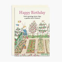 Ruby Red Shoes Birthday Card - You're Growing Faster