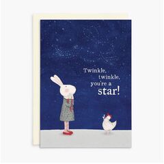 Ruby Red Shoes Card - Twinkle, Twinkle, You're a Star!
