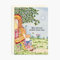 Ruby Red Shoes Card - May All Your Wishes Come True.