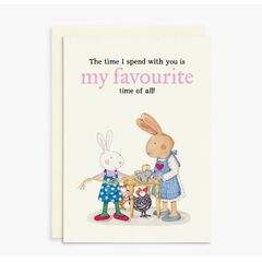 Ruby Red Shoes Card - The Time I Spend With You