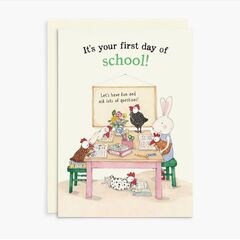 Ruby Red Shoes Card - It's Your First Day Of School!