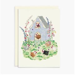 Ruby Red Shoes All Occasions Card - Happy Chickens