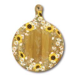 Lisa Pollock Round Platter Daisy Chains
