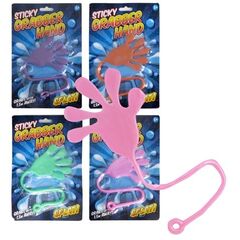 Giant Sticky Hand 30 Cm Assorted Colours