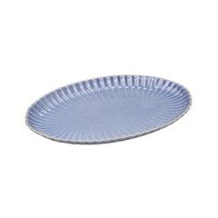 Marguerite Powder Blue Oval Platter