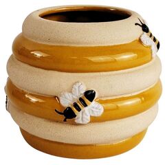 Pot Beehive Honeycomb & Sand 8cm