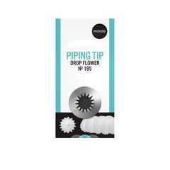 Mondo #195 S/s Lg Drop Flower Piping Tip