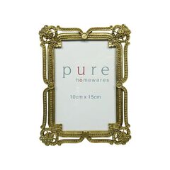 LAYER GOLD PEWTER FRAME WITH HEARTS