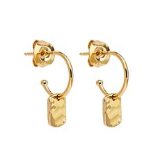 Avalon Tigger Yellow Gold Earrings
