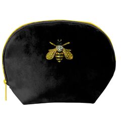 BLACK BEE CLAMSHELL BAG