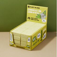 Plant To Skin Lemongrass + Lemon Myrtle Soap - 100g